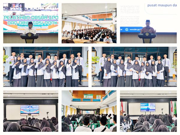 Bersemangat! 18 GTK MTs Negeri 1 Banjarnegara Ikuti Pembukaan Diklatsar CPNS dan Orientasi PPPK Tahun 2025