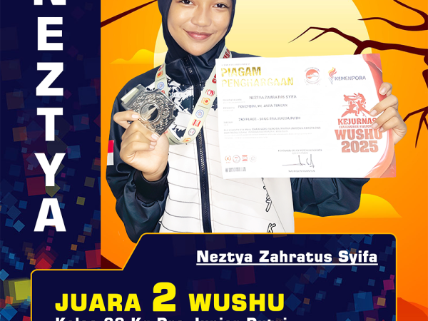 Siswi Kelas Unggulan Olahraga Madtsansa Sabet Juara 2 Kejurnas Wushu Piala Menpora 2025