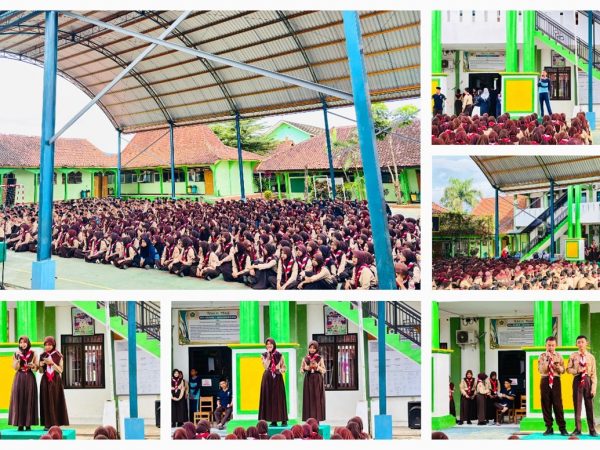 Kampanye dan Orasi Ketua dan Wakil Ketua OSIS MTs Negeri 1 Banjarnegara Berlangsung Meriah dan Edukatif