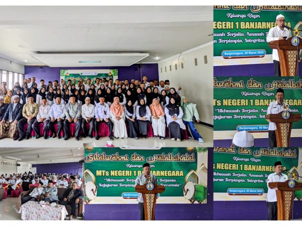 Hangatkan Ukhuwah, Keluarga Besar MTs Negeri 1 Banjarnegara Gelar Halal Bihalal