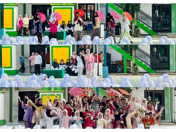 Halal Bihalal, Siswa MTsN 1 Banjarnegara Tampilkan Drama Musikal “Payung Fantasi Edisi Lebaran”