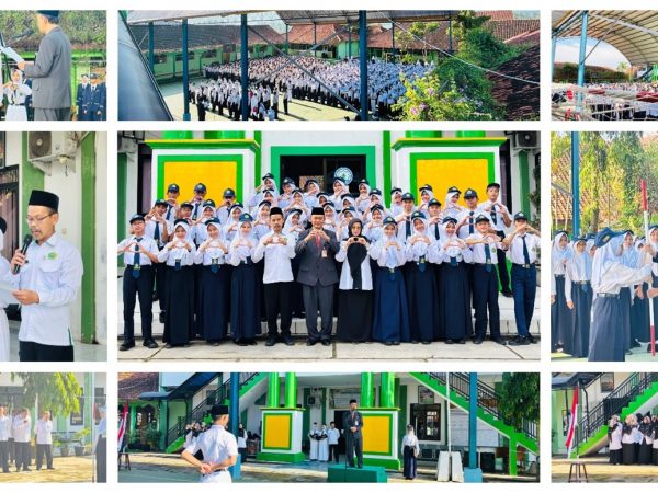Apel Pelantikan Pengurus OSIM MTs Negeri 1 Banjarnegara Periode 2026–2027 Berlangsung Khidmat di Lapangan Indoor Madtsansa