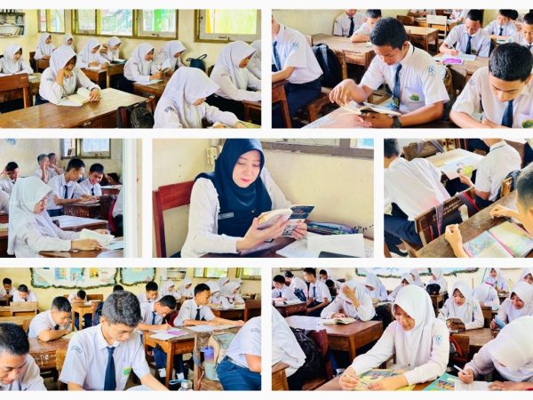 Budayakan Literasi, MTs Negeri 1 Banjarnegara Konsisten Laksanakan Kegiatan Baca Senyap