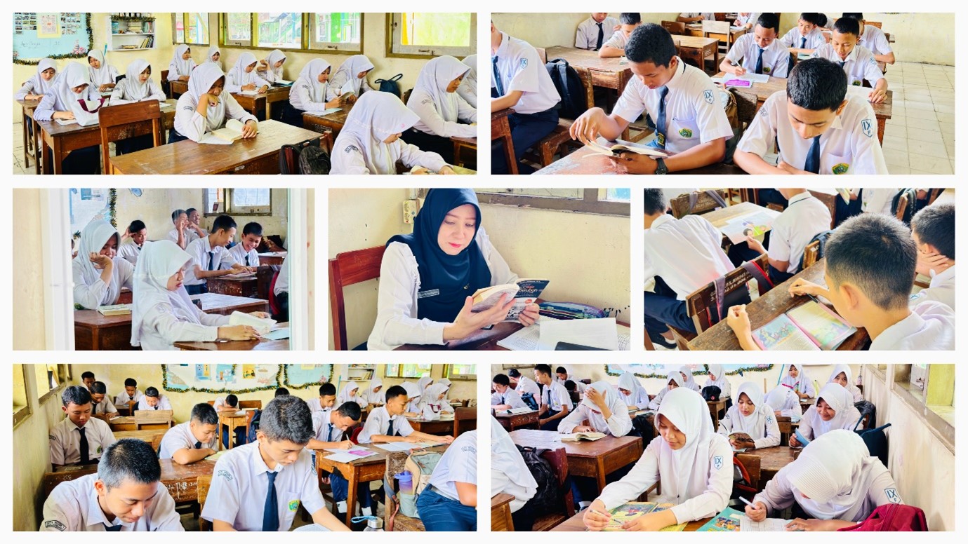 Budayakan Literasi, MTs Negeri 1 Banjarnegara Konsisten Laksanakan Kegiatan Baca Senyap