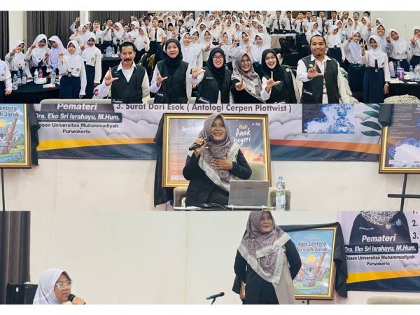 Dosen Sastra UMP Apresiasi Karya Siswa Kelas Sastra Madtsansa dalam Launching dan Bedah Buku
