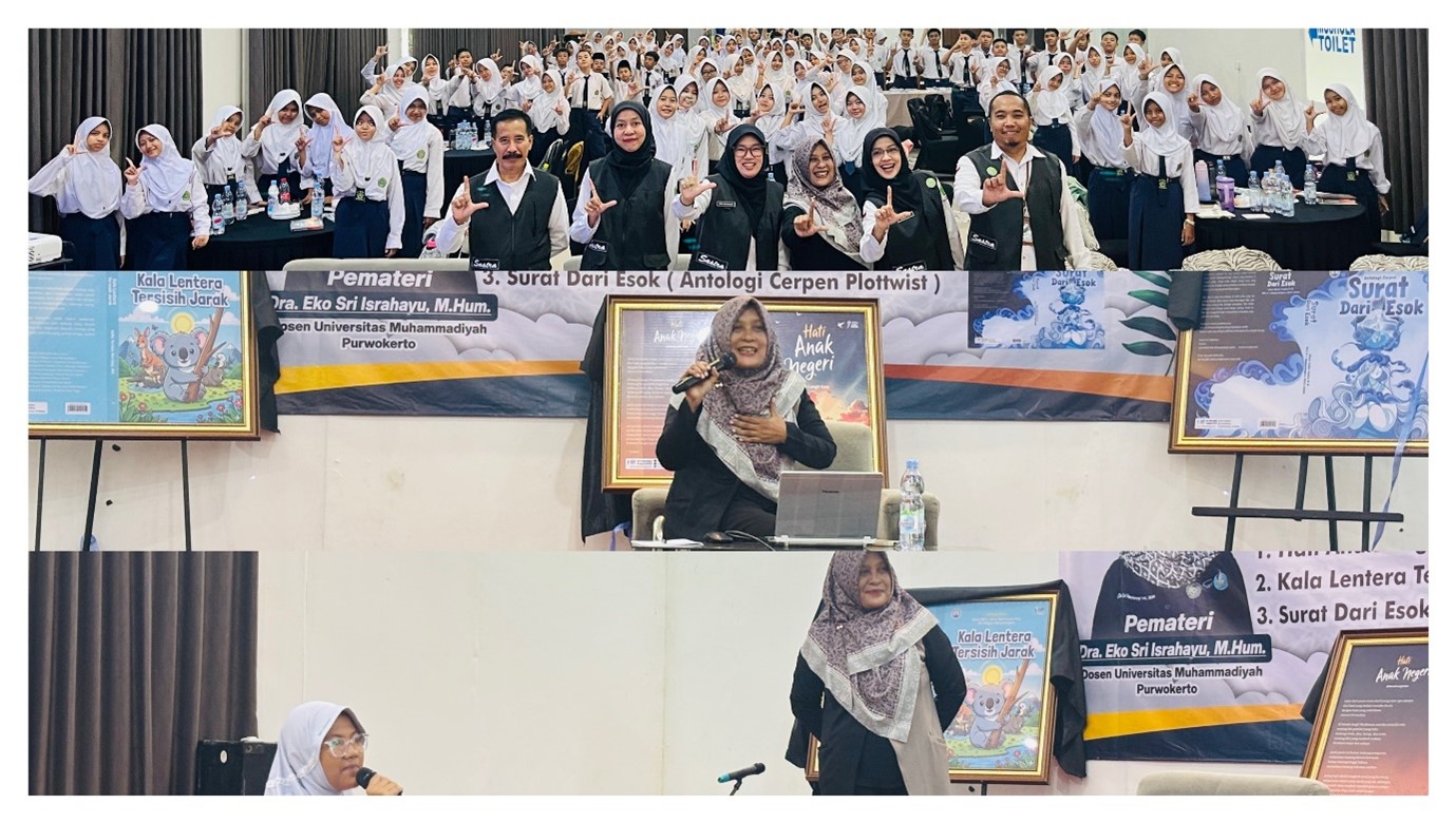 Dosen Sastra UMP Apresiasi Karya Siswa Kelas Sastra Madtsansa dalam Launching dan Bedah Buku