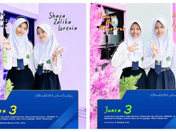 Dua Tim Riset MTs Negeri 1 Banjarnegara Raih Juara 3 Lomba Karya Tulis Ilmiah Nasional MARSSAL-12