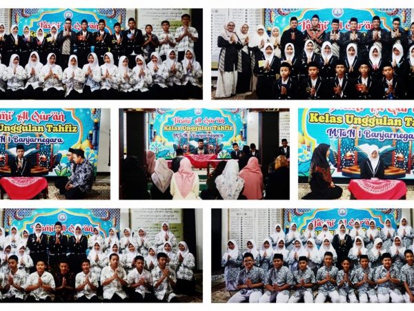 Empat Belas Siswa MTs Negeri 1 Banjarnegara Sukses Laksanakan Tasmi’ Al-Qur’an Bil Hifdhi 3 dan 5 Juz