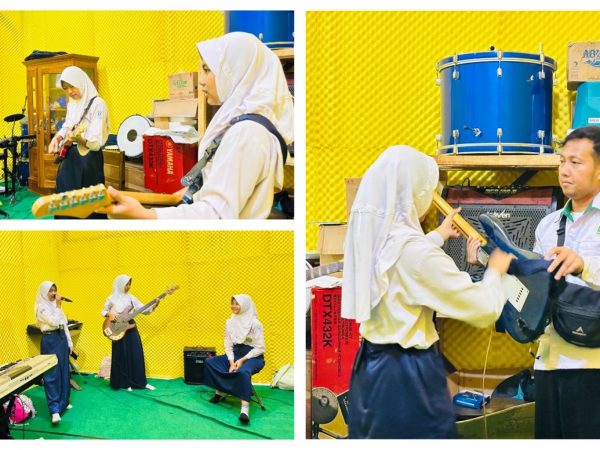 Esktrakurikuler Band Asah Bakat dan Kreativitas Siswa Madtsansa