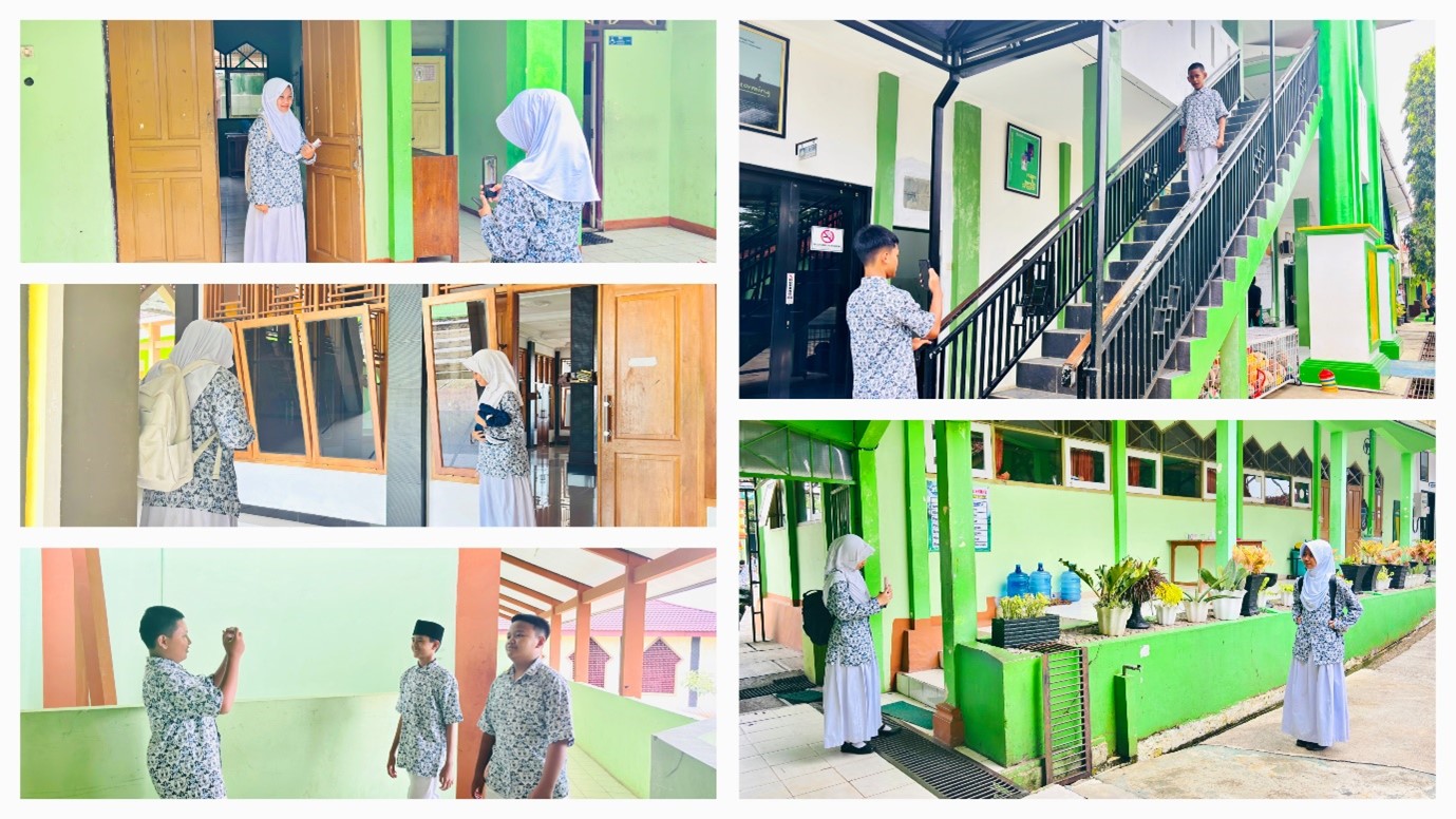 FOSI MTsN 1 Banjarnegara Asah Kreativitas Siswa Lewat Praktik Sinematografi Langsung