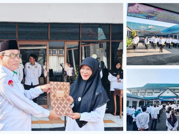 Guru Qur’an Hadits MTs Negeri 1 Banjarnegara Terima SK Pensiun Usai 32 Tahun Mengabdi