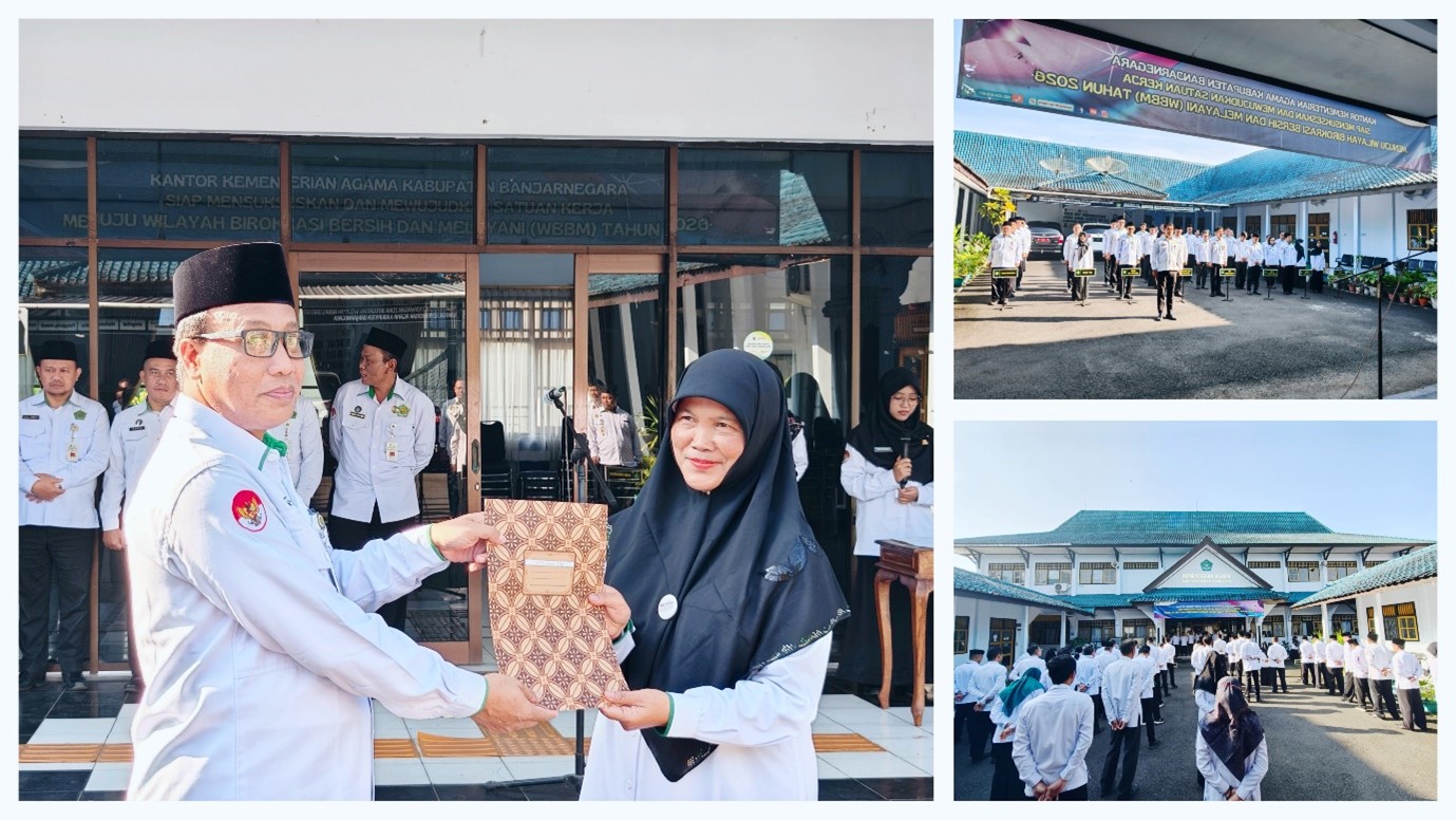 Guru Qur’an Hadits MTs Negeri 1 Banjarnegara Terima SK Pensiun Usai 32 Tahun Mengabdi