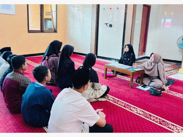 Hafalan Asmaul Husna di Pos Pertama The Spiritual Journey Isra Mi’raj MTs Negeri 1 Banjarnegara