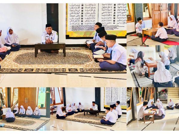 Halaqah Tahfiz Kelas Unggulan MTs Negeri 1 Banjarnegara Berlangsung Khusyuk di Masjid Darul Ulum