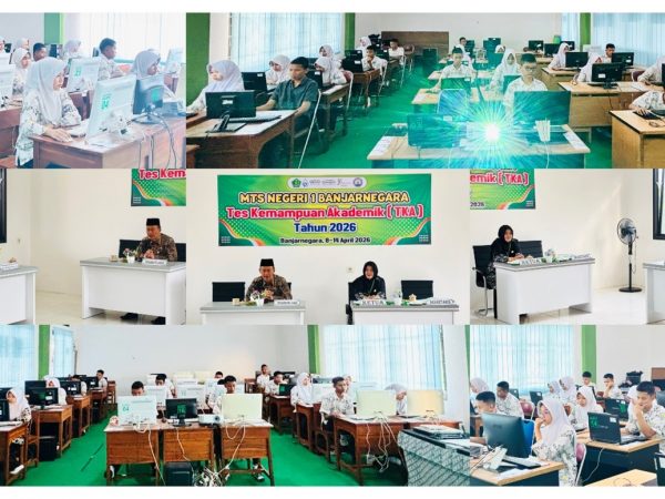 Hari Kedua TKA Gelombang II, Siswa MTs Negeri 1 Banjarnegara Hadapi Bahasa Indonesia dan Survei Lingkungan Belajar