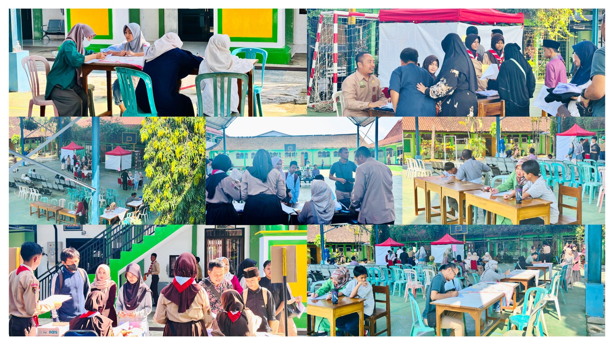 Hari Pertama Daftar Ulang Murid Baru MTs Negeri 1 Banjarnegara, 280 Siswa Antusias Ikuti Tahapan