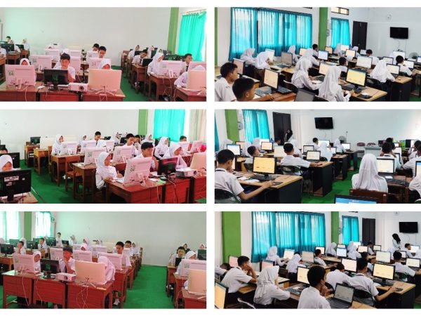 Hari Pertama Simulasi TKA Kedua, Siswa Kelas IX MTs Negeri 1 Banjarnegara Berlatih Disiplin dan Kesiapan Akademik