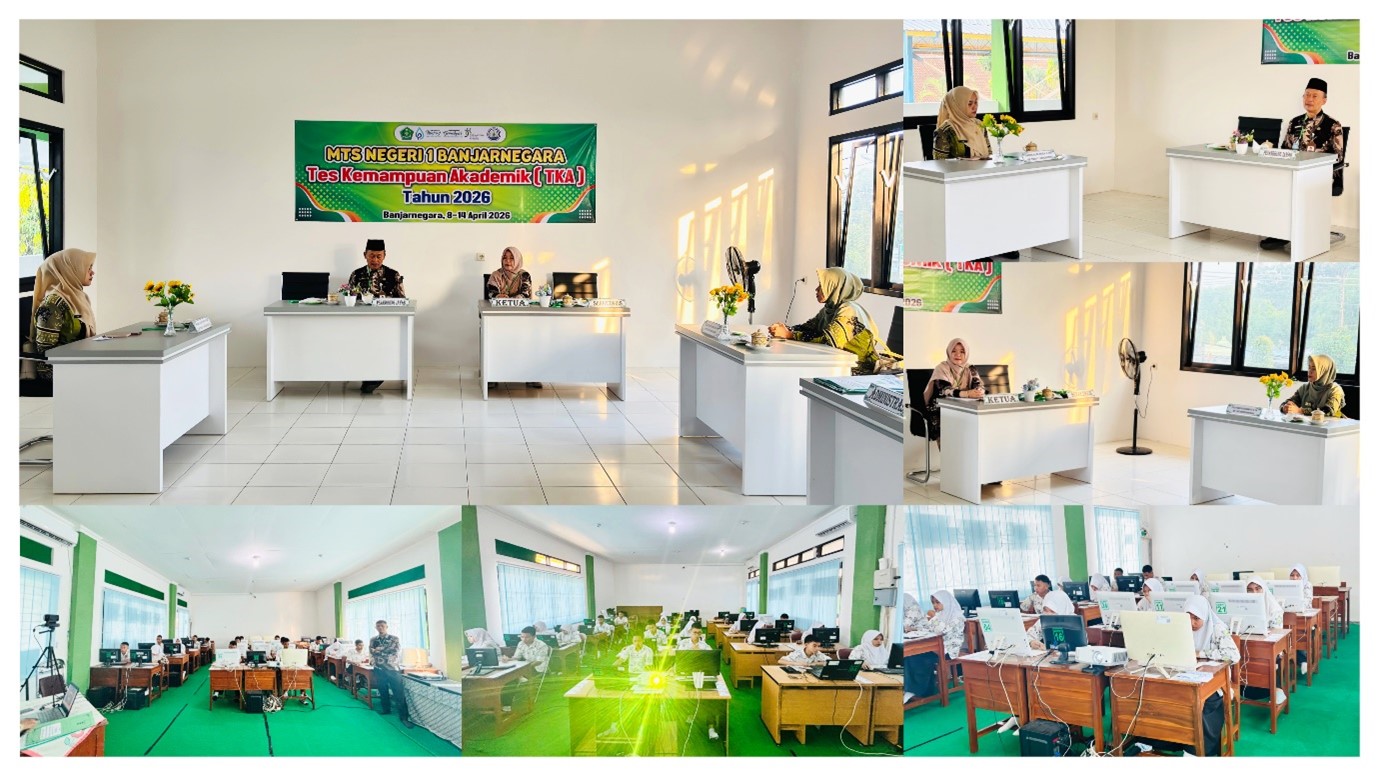Hari Pertama TKA MTs Negeri 1 Banjarnegara Berjalan Lancar, Siswa Antusias Hadapi Soal Matematika