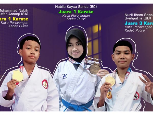 Hebat! Siswa MTsN 1 Banjarnegara Raih 3 Medali di Kejuaraan Karate Piala Menpora 2026 Hebat! Siswa MTsN 1 Banjarnegara Raih 3 Medali di Kejuaraan Karate Piala Menpora 2026