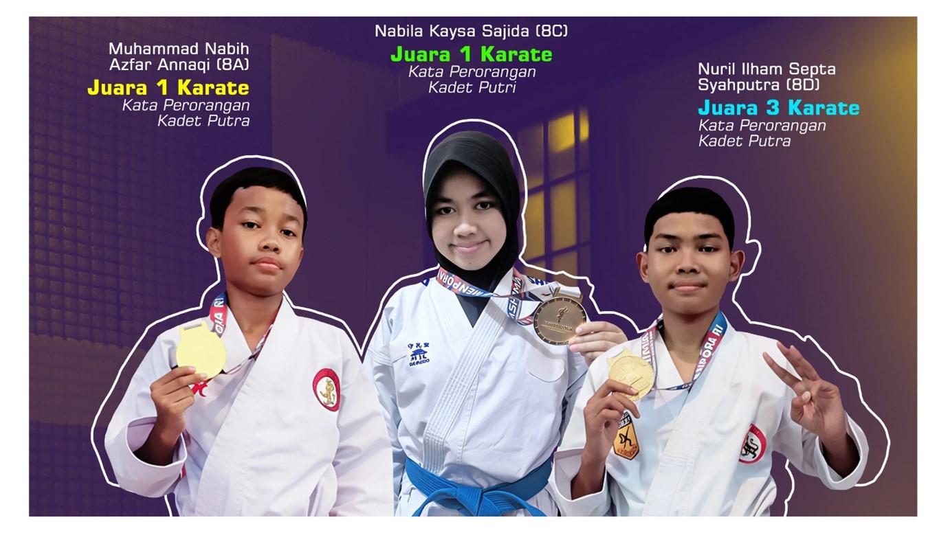 Hebat! Siswa MTsN 1 Banjarnegara Raih 3 Medali di Kejuaraan Karate Piala Menpora 2026