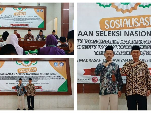 MTs Negeri 1 Banjarnegara Ikuti Sosialisasi SNMB MAN Unggulan TP 2026/2027
