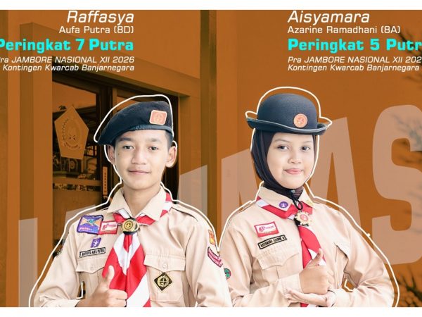 Membanggakan! Dua Siswa Pramuka Penggalang MTs Negeri 1 Banjarnegara Lolos Seleksi Jambore Nasional Tingkat Kwarcab
