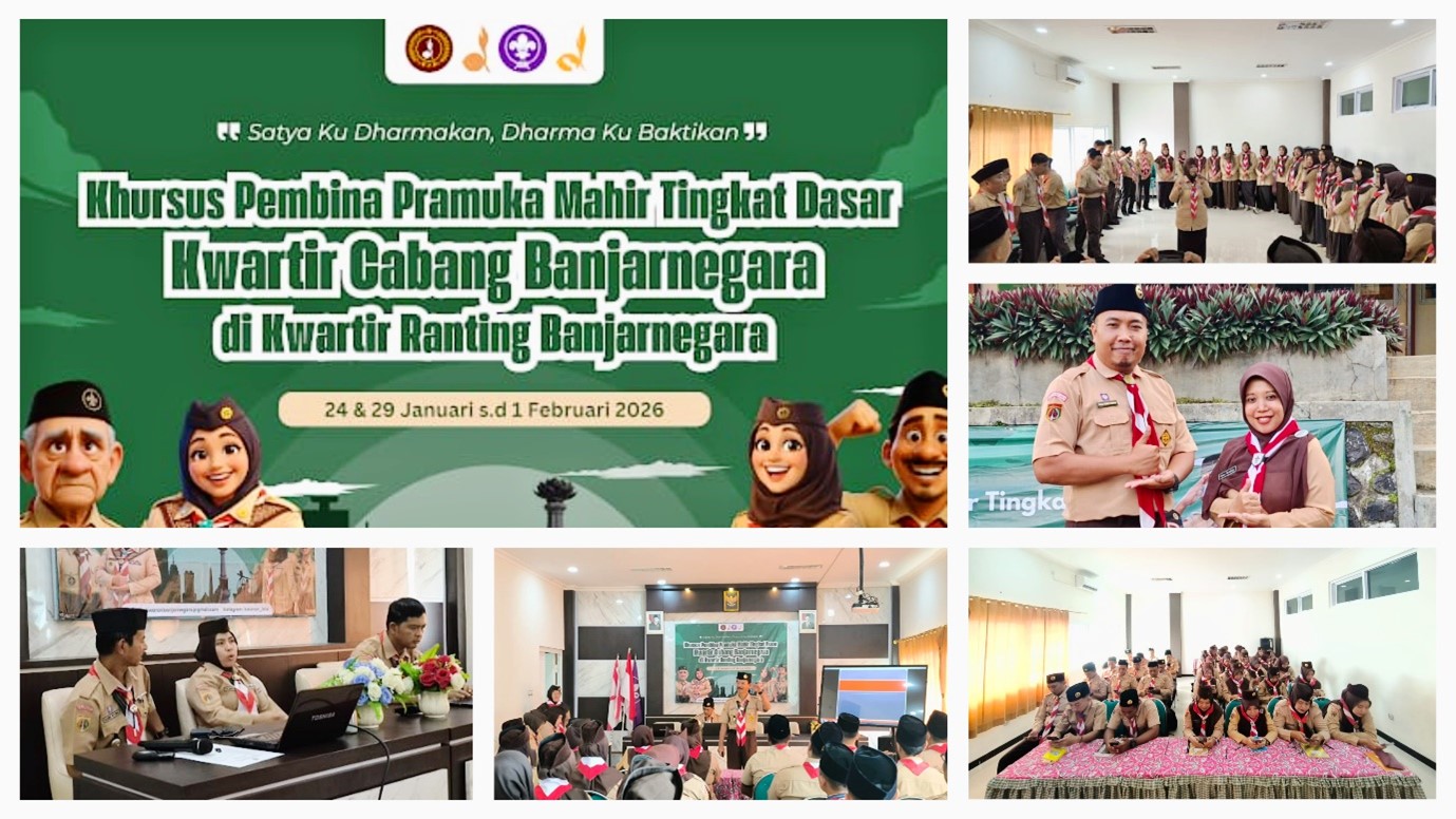 Menyiapkan Pembina Tangguh, Dua Guru Madtsansa Ikuti KMD Kwarcab Banjarnegara