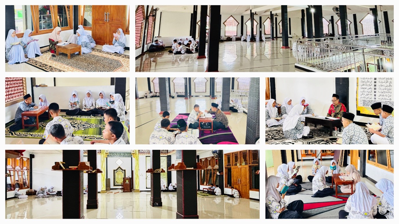 Pagi Penuh Berkah, Siswa Kelas Unggulan Tahfiz MTs Negeri 1 Banjarnegara Khusyuk Ikuti Halaqah Harian