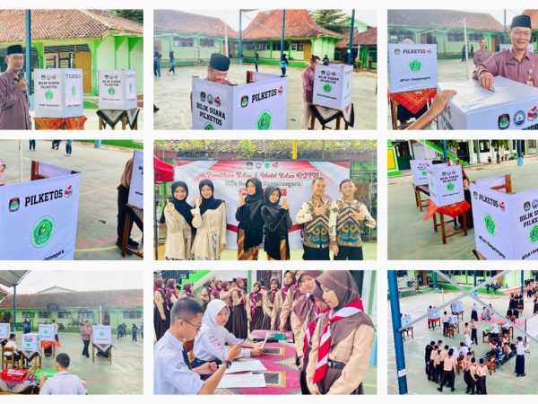 Pemilihan Ketua OSIS MTs Negeri 1 Banjarnegara Berlangsung Demokratis dan Edukatif