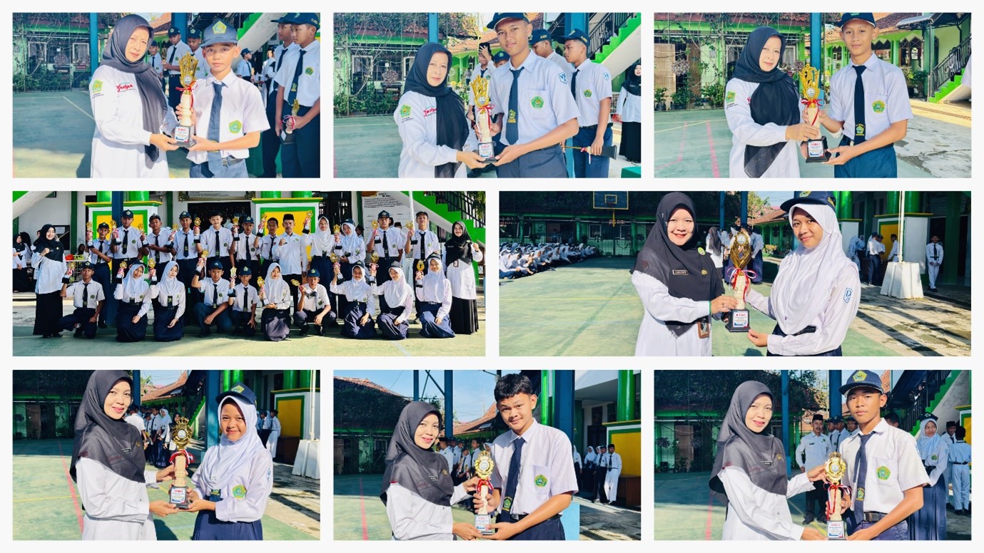 Penyerahan Hadiah Class Meeting Semester Gasal MTs Negeri 1 Banjarnegara Berlangsung Meriah