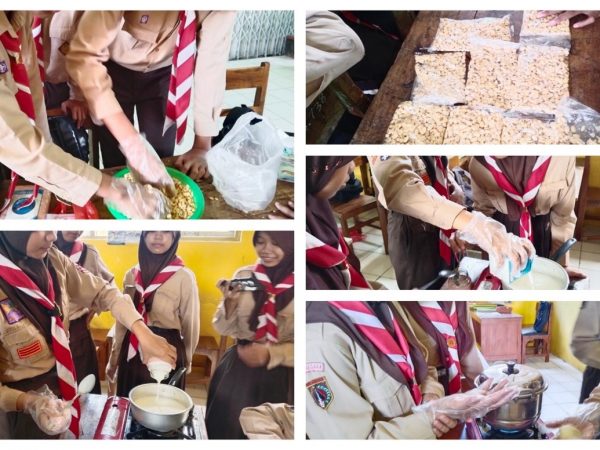 Praktikum IPA Bioteknologi Konvensional, Siswa Kelas 9E Madtsansa Olah Tape dan Tempe