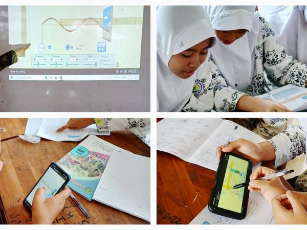 Praktikum IPA Gelombang Virtual PhET, Siswa Kelas 8C MTs Negeri 1 Banjarnegara Belajar Lebih Interaktif