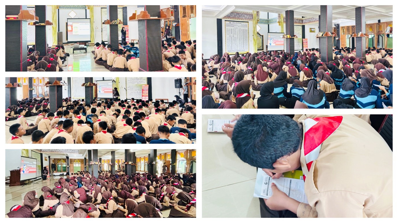 Seminar Motivasi Belajar Bersama Ganesha Operation Bangkitkan Semangat Siswa Kelas VIII MTs Negeri 1 Banjarnegara
