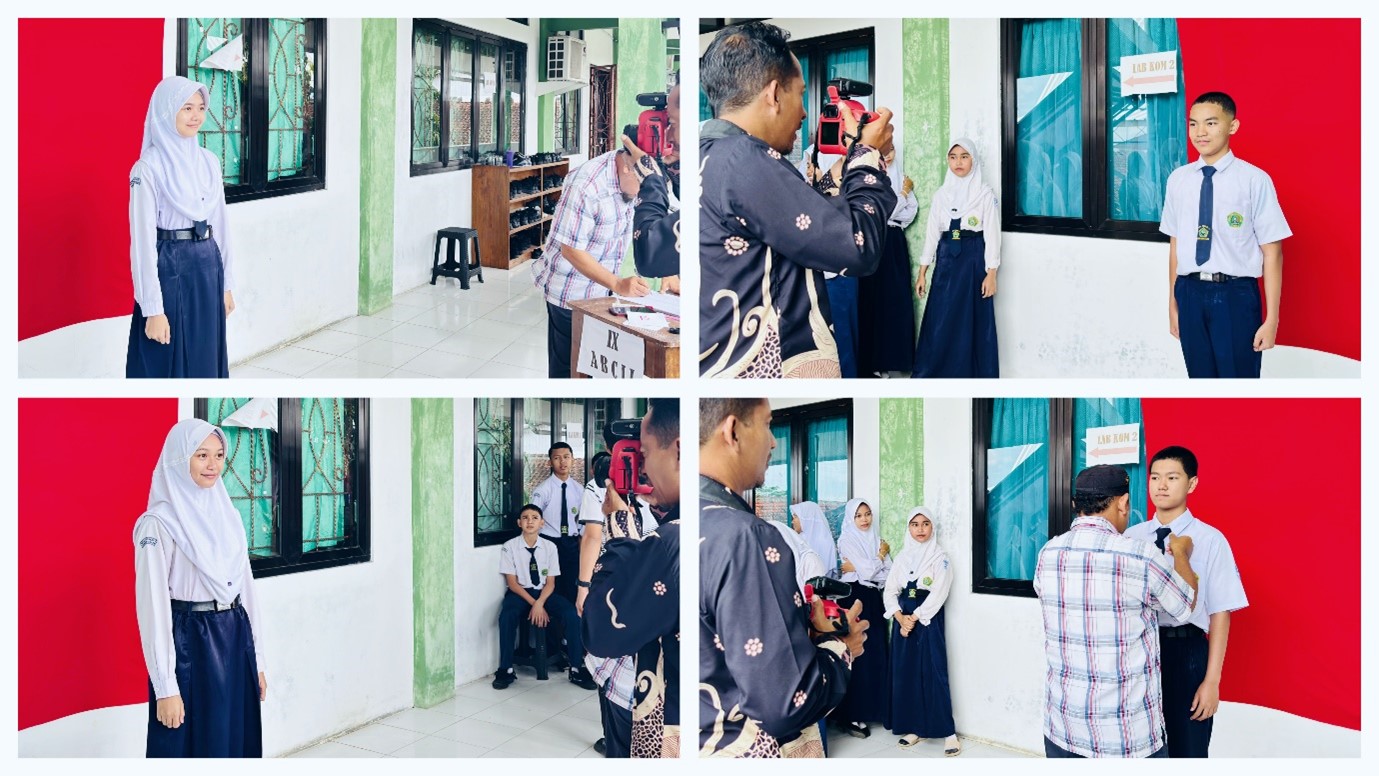 Senyum Terbaik untuk Ijazah, MTs Negeri 1 Banjarnegara Gelar Pemotretan Kelas IX Secara Tertib dan Profesional