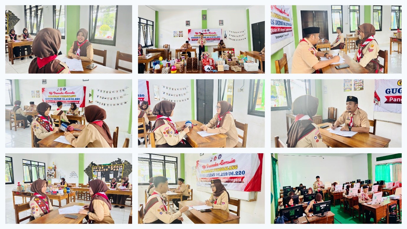 Ujian Pramuka Garuda Pangkalan MTs Negeri 1 Banjarnegara Digelar, Cetak Pramuka Unggul dan Berkarakter