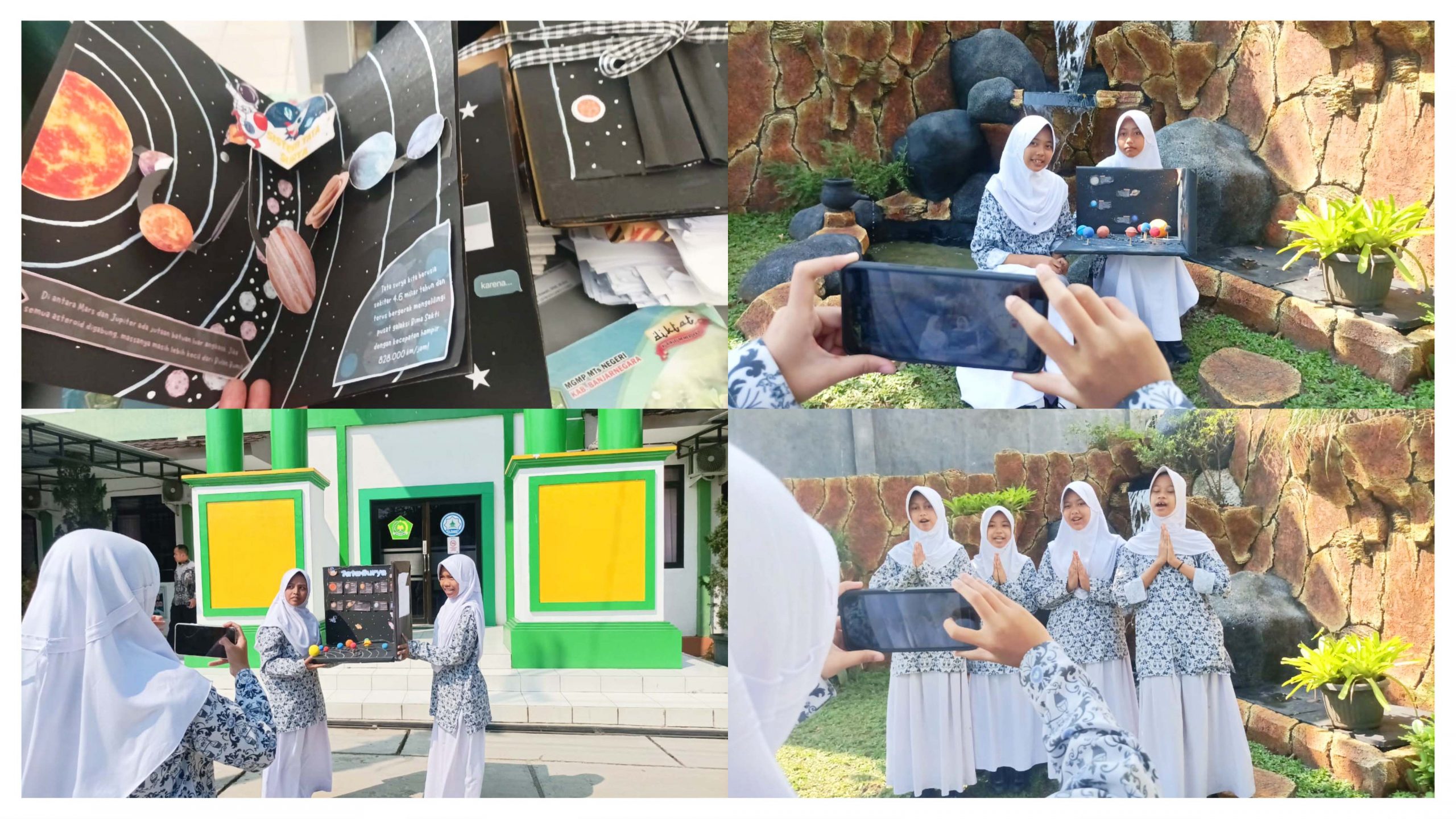 Pembelajaran IPA Inovatif, Siswa 7F MTsN 1 Banjarnegara Tampilkan Proyek Video Tata Surya