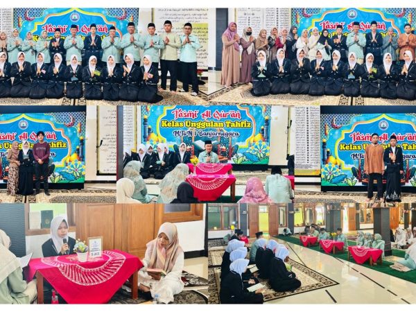 Tasmi’ Al-Qur’an Kelas Unggulan Tahfiz MTs Negeri 1 Banjarnegara Berlangsung Khidmat dan Penuh Haru Tasmi’ Al-Qur’an Kelas Unggulan Tahfiz MTs Negeri 1 Banjarnegara Berlangsung Khidmat dan Penuh Haru