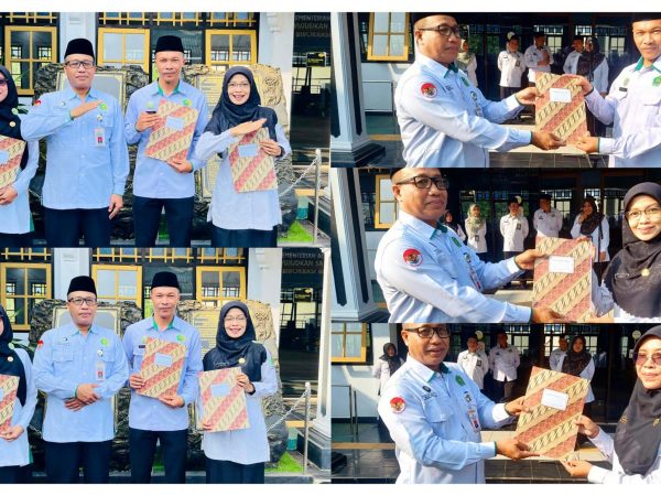 Tiga Guru MTs Negeri 1 Banjarnegara Terima SK Kenaikan Pangkat IV/