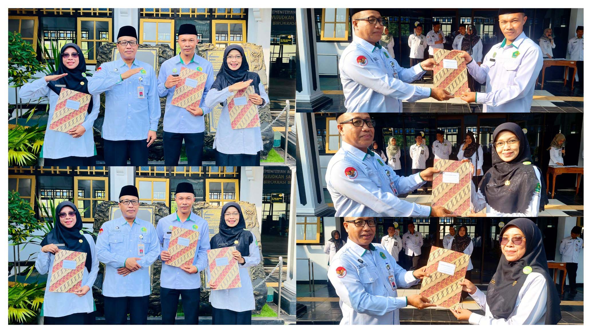 Tiga Guru MTs Negeri 1 Banjarnegara Terima SK Kenaikan Pangkat IV/
