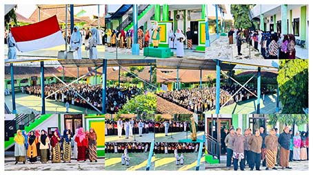 Upacara Hardiknas 2026 di MTs Negeri 1 Banjarnegara Berlangsung Khidmat