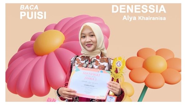 Denessia Raih Juara 1 Lomba Baca Puisi Gramedia Gelora Indah Purwokerto Back to School 2026