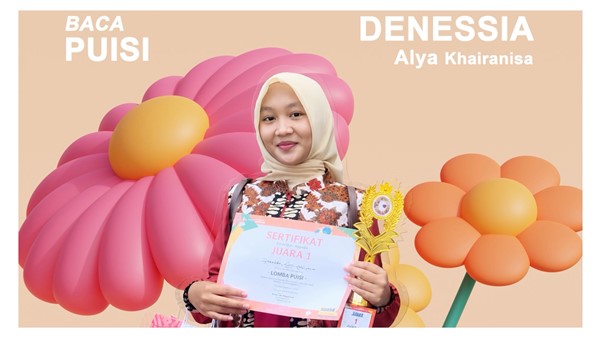 Denessia Raih Juara 1 Lomba Baca Puisi Gramedia Gelora Indah Purwokerto Back to School 2026
