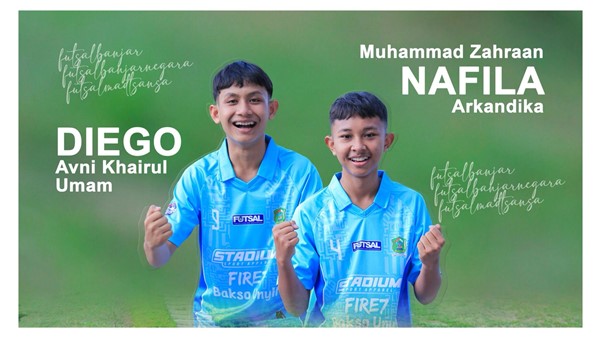 Dua Siswa MTs Negeri 1 Banjarnegara Perkuat Tim Futsal Banjarnegara U-15 diKejuaraan Provinsi Jawa Tengah 2026