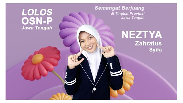 Neztya Lolos OSN-P Jawa Tengah, Raih Juara 3 OSN-K IPA Tingkat Kabupaten