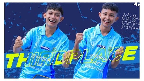 Dua Siswa MTs Negeri 1 Banjarnegara Raih Juara 3 Kejurprov Futsal Jawa Tengah 2026 Bersama Tim Futsal Banjarnegara U-15 Dua Siswa MTs Negeri 1 Banjarnegara Raih Juara 3 Kejurprov Futsal Jawa Tengah 2026 Bersama Tim Futsal Banjarnegara U-15