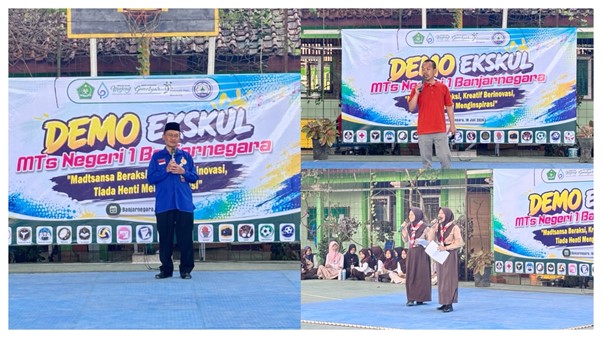 Madtsansa Beraksi, Kreatif Berinovasi, Tiada Henti Menginspirasi: Demo Ekstrakurikuler Tutup Rangkaian MATAMUDA MTs Negeri 1 Banjarnegara Madtsansa Beraksi, Kreatif Berinovasi, Tiada Henti Menginspirasi: Demo Ekstrakurikuler Tutup Rangkaian MATAMUDA MTs Negeri 1 Banjarnegara