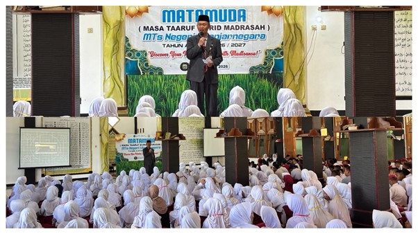 Materi Kemadrasahan Warnai MATAMUDA MTs Negeri 1 Banjarnegara, Kepala Madrasah Paparkan Visi Misi Materi Kemadrasahan Warnai MATAMUDA MTs Negeri 1 Banjarnegara, Kepala Madrasah Paparkan Visi Misi