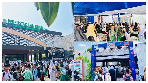 Petualangan Literasi Hari Keempat MATAMUDA: Murid Baru MTs Negeri 1 Banjarnegara Kunjungi Perpusda dan Ikuti Program “Satu Siswa, Satu Buku Baru” Petualangan Literasi Hari Keempat MATAMUDA: Murid Baru MTs Negeri 1 Banjarnegara Kunjungi Perpusda dan Ikuti Program “Satu Siswa, Satu Buku Baru”