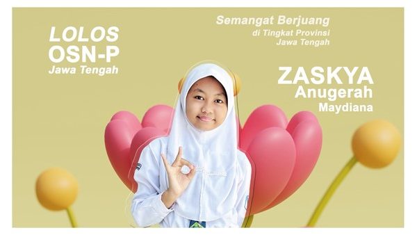 Zaskya Anugerah Maydiana Lolos Seleksi OSN-P IPA, Siap Harumkan MTs Negeri 1 Banjarnegara di Tingkat Provinsi Jawa Tengah Zaskya Anugerah Maydiana Lolos Seleksi OSN-P IPA, Siap Harumkan MTs Negeri 1 Banjarnegara di Tingkat Provinsi Jawa Tengah