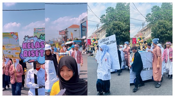 Kelas Unggulan Riset Tampilkan Karya dan Jejak Prestasi dalam Karnaval Kemerdekaan ke-81 RI
